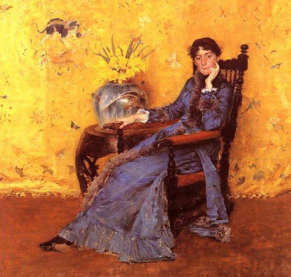 William Merritt Chase Portrait of Miss Dora Wheeler France oil painting art